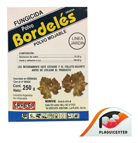 Polvo Bordeles 250g Caldo Funguicida Clavel Del Aire