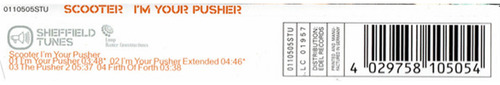 Cd I'm Your Pusher (scooter) Estándar