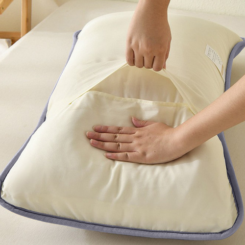 Funda De Almohada P Lavable De Algodón Grueso Para Otoño E I