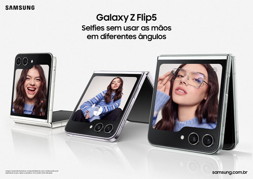 Smartphone Samsung Galaxy Z Flip5 5g 256 GB 8 GB RAM Grafito - Excelente (Reacondicionado)
