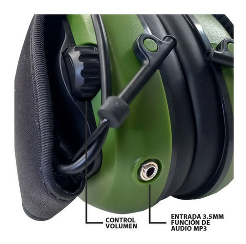 Imagen 4 de 9 de Protector Auditivo Tiro Shilba Sh 26e Db Deportivo Ajustable