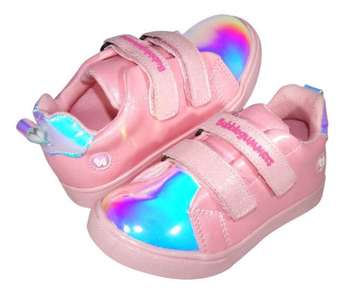 Bubble Gummers® Jeri Rosa 15-20 Tenis Casual Niña Velcro