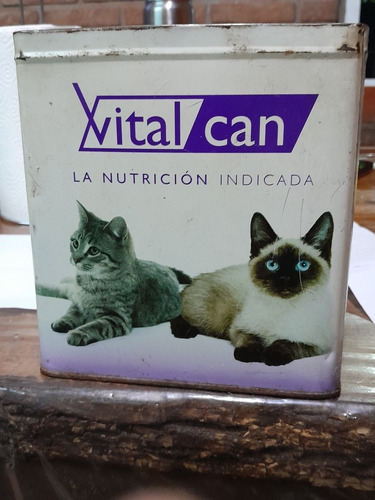 Antigua Lata Vital Can Gatitos !¡!!