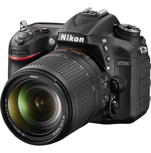 Kit Nikon D7200 + Lente 18-140 + 16gb Sd + Control Remoto