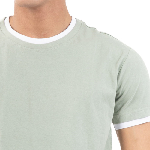 Playera 100% De Algodón Para Hombre Quarry Cuello Redondo