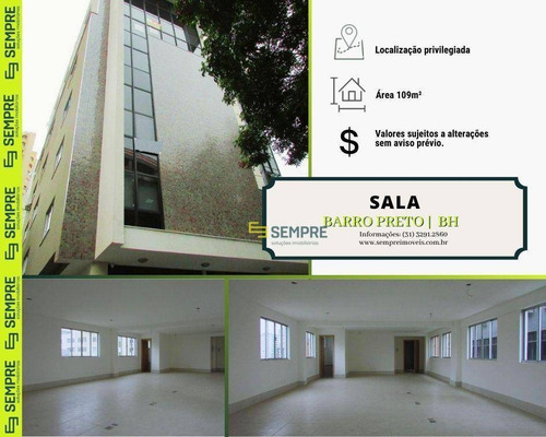 Imagem 1 de 16 de Sala À Venda, 109 M² - Barro Preto - Belo Horizonte/mg - Sa0073