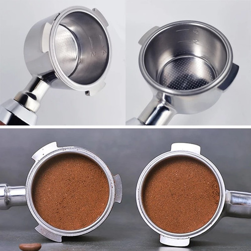 Filtro De 51mm Acero Inox P/4 Tazas Cafeteras Krups Delonghi