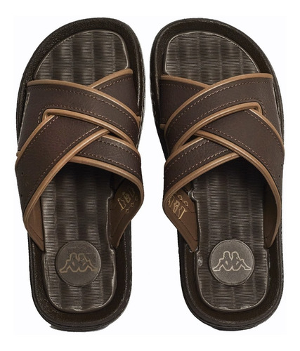 Imagen 5 de 9 de Ojotas Sandalias Kappa Logo Tareto Hombre Tira Cruzada