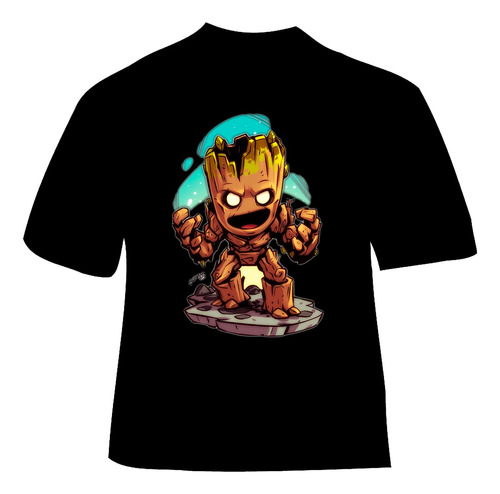 Polera Guardianes De La Galaxia - Ver 02 - Groot