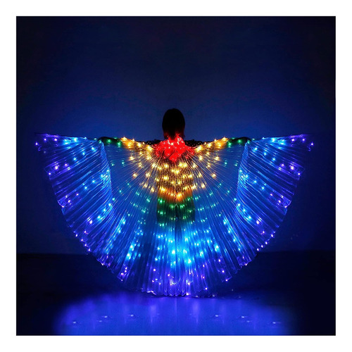 Alas Angel Led For Dance Del Vientre Illuminades De Mariposa