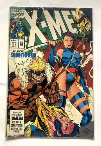 Comic Marvel: X-men #7. Editorial Símbolo / Columba