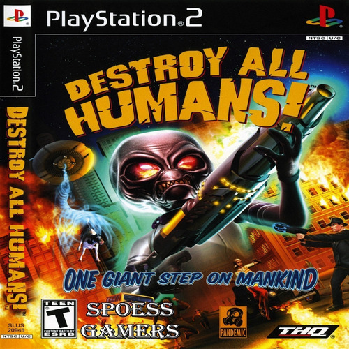 Destroy All Humans! 1 Ps2 Patch Edt Ação - Aventura