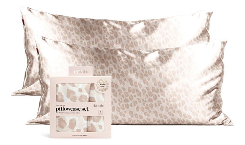 Fronha Kitsch Satin Queen Size 2 Peças Mais Macia Que Seda