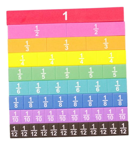51x Cubos De Fracción Juguetes Materiales De Matemáticas