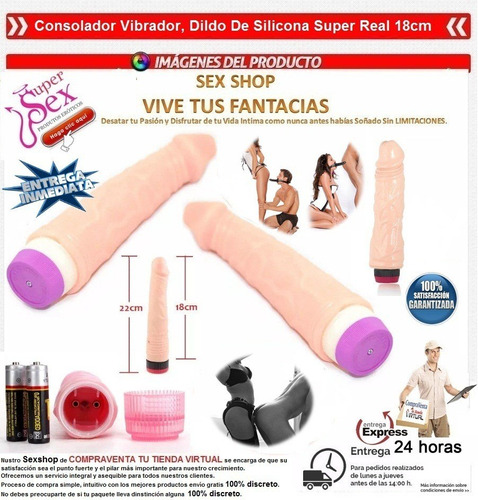 Consolador Vibrador Dildo Pene Estimulador Hombre Mujer 20 V