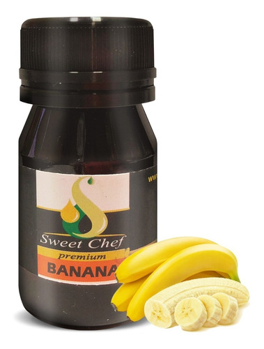 Esencia Para Reposteria Sweet Chef Apto Vegano Banana 30cc