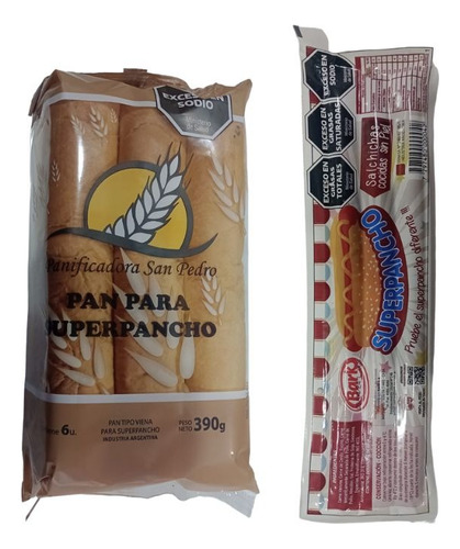 Combo Super Panchos Salchichas Bark Largas X72und Con Pan