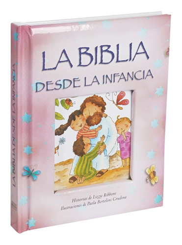 Imagen 2 de 5 de La Biblia Desde La Infancia Color Rosada Para Niños