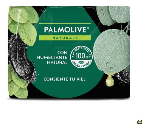 Jabon Palmolive Natural Arcilla Negra Y Eucalipto 4x120g