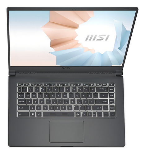 Laptop Msi Modern 15 A11mu652 15.6 Pulgadas Intel Core I7-1195g7 8 Gb Ram 1 Tb Ssd Windows 10 Home Carbon Gray