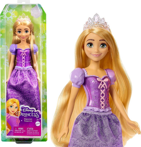 Rapunzel. Princesa Disney. Mattel