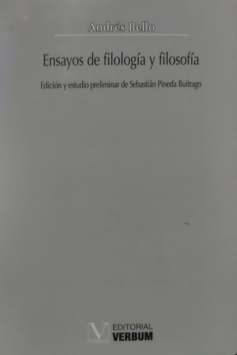 Ensayos De Filología Y Filosofía.