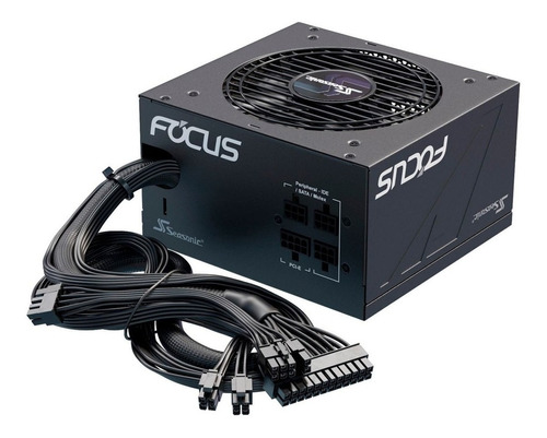 Imagen 1 de 2 de Fuente de alimentación para PC Sea Sonic Electronics Focus GM Series GM-750 750W negra 100V/240V