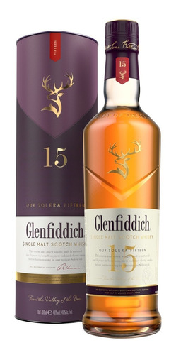 Whisky Glenfiddich Solera 15 Años Botella 750ml