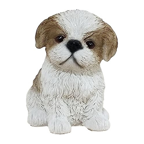 Besportble Shih Tzu Puppy Cute Dog Resin Figura 291ju