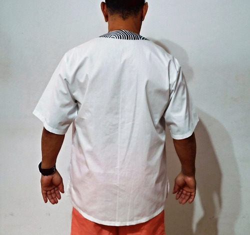 Blusa Bata Masculina Tecido Irani