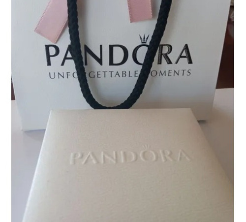 Imagen 2 de 2 de Anillo Pandora Logo Triple Doble Original