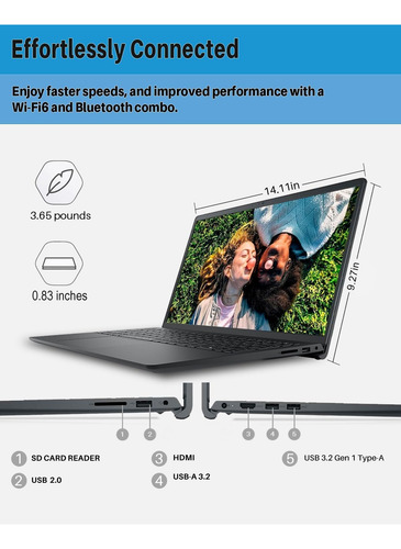 Laptop Dell Inspiron 15 3520 Core I5-1235u 16gb Ram 512gb Ss