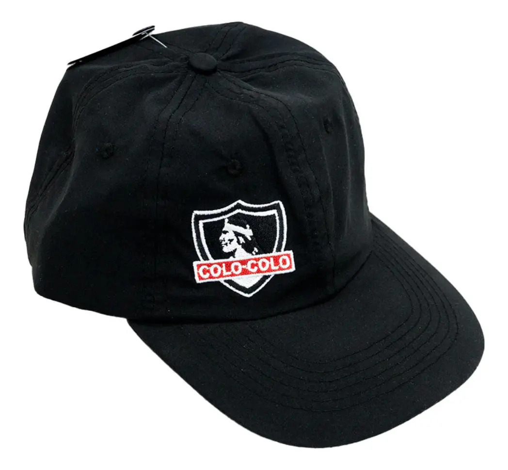 Gorro Colo Colo Negra plano