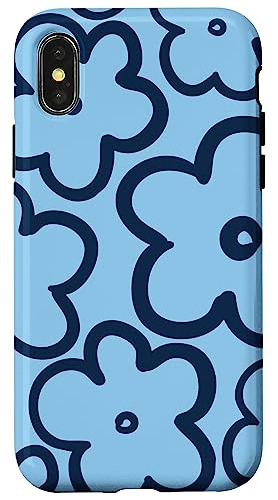 Funda Para iPhone X/xs Light Azul Navy Large Plastico