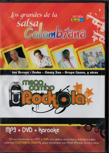 Cd+dvd  Salsa Colombiana- Combo --joe Arroyo-fruco--jimmy Sa