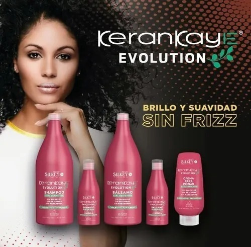 Shampoo + Balsamo Silkey Kerankaye Evolution Curl X 1480 Ml