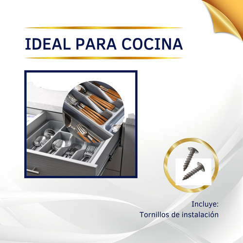 Charola Organizadora De Cubiertos 90 Cm Cerrajes