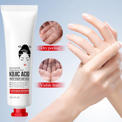 Crema De Manos Con Ácido Kójico De Sadoer, (3 Unidades)
