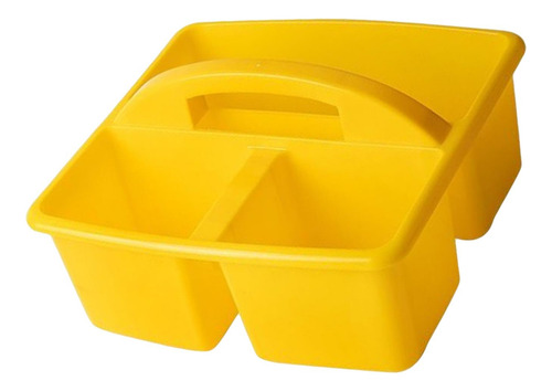 Divisor Organizador De Almacenamiento Artesanal Con Amarillo
