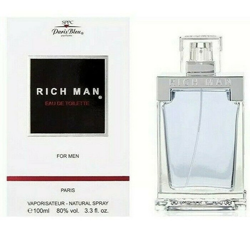 Perfume Importado Rich Man 100 Ml Etd Ideal San Valentin