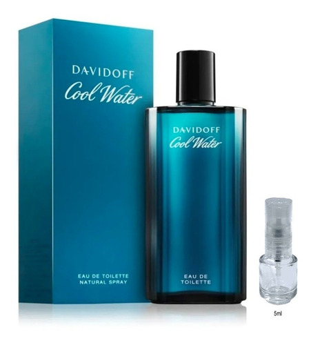 Imagem 3 de 3 de Decant 5ml - Perfume Cool Water Davidoff Amostra Vidro Spray