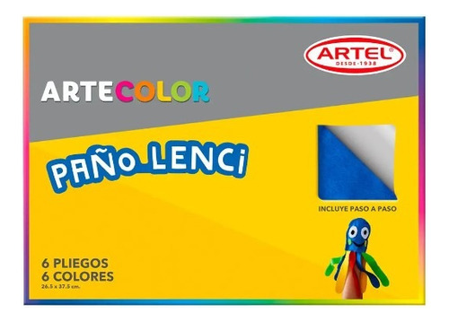 Artecolor Paño Lenci 6 Colores 20x30 Cm