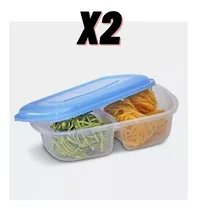 Comprar Combo X2 Contenedor Hermetico Taper Rectangular C\u002Fdivisión