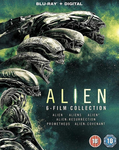 Blu-ray Alien Colección 6 Películas Prometheus Covenant