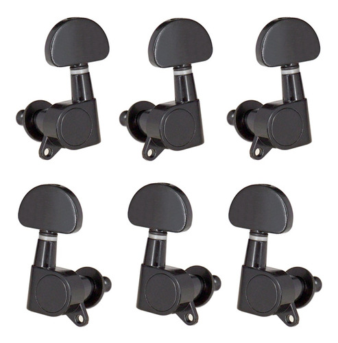 6pcs (3l3r) Clavijas Cerradas De Afinación De Guitarra Sinto