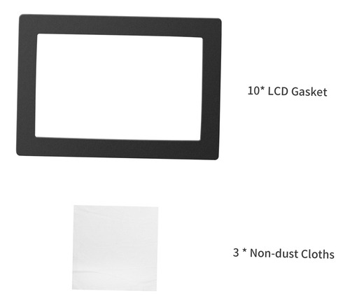 Accesorios Para Impresoras 3d, Junta Lcd Negra, 9.5 X 6.7 Pu