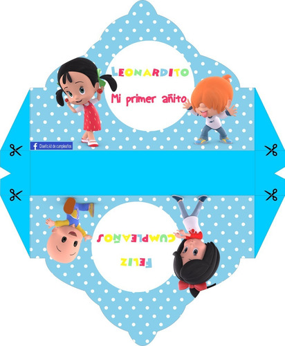 La Familia Telerin Kit Impreso Para 20 Niños Personalizado