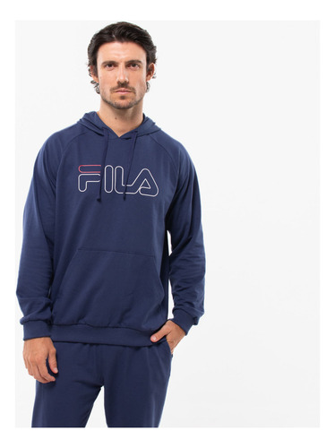 Buzo Canguro Hombre Fila Outline Light