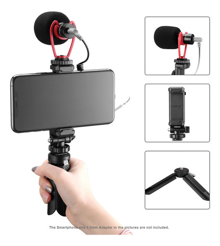 Imagen 3 de 9 de Ulanzi Smartphone Video Kit 1 Con Mini Trípode De Escritori