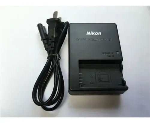 Alimentatore Nikon Coolpix A Caricabatteria Originale MH-27 MH27 Per Nikon Micro Single Nikon En El20 Charger - 8